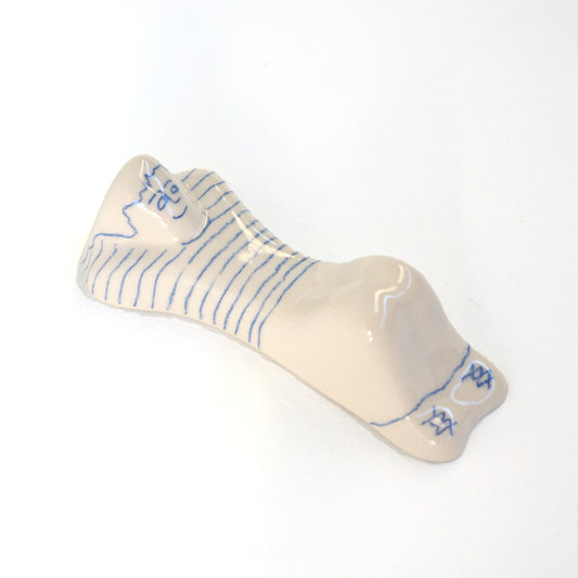 Sculpture sieste carreau