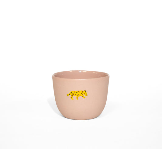 Small leopard cup