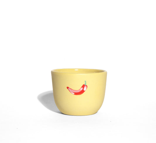 Small cup of chili pepper