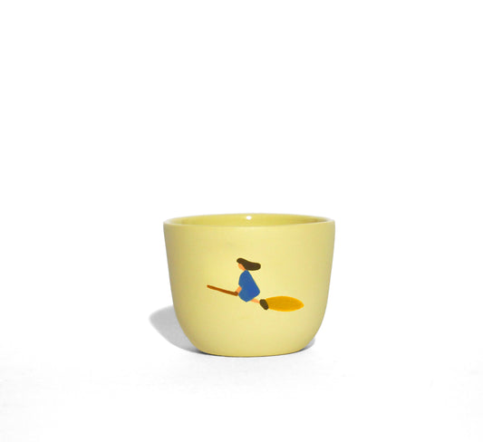 Small yellow witch mug - SPOOKY Collection