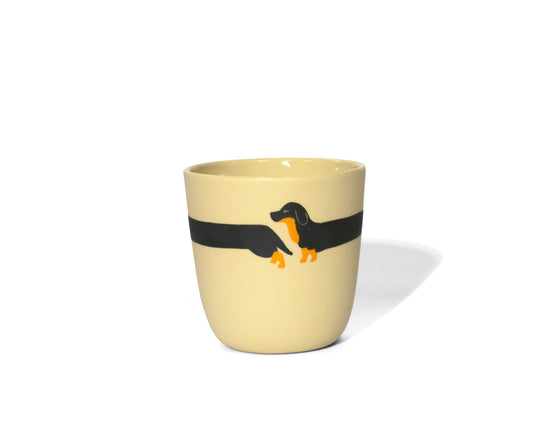 Tasse teckel noir