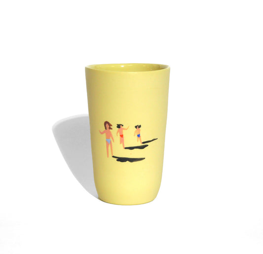 Tall beach kids cup