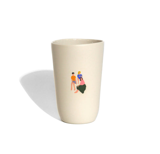 Tall three friends cup